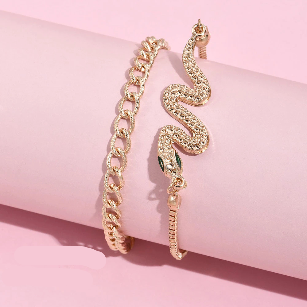 Fashion Gold Snake Bracelet