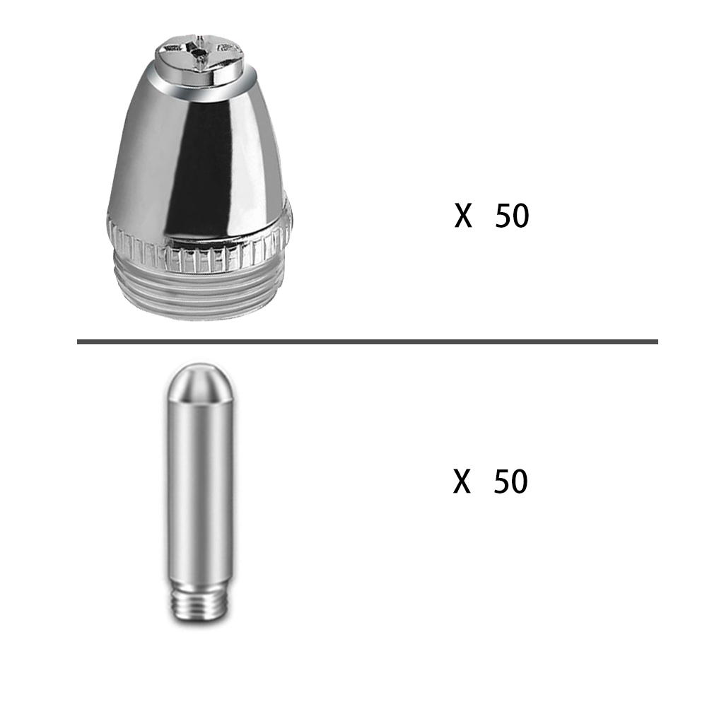 100 pcs Plasma Cutter Consumable Nozzles Tips