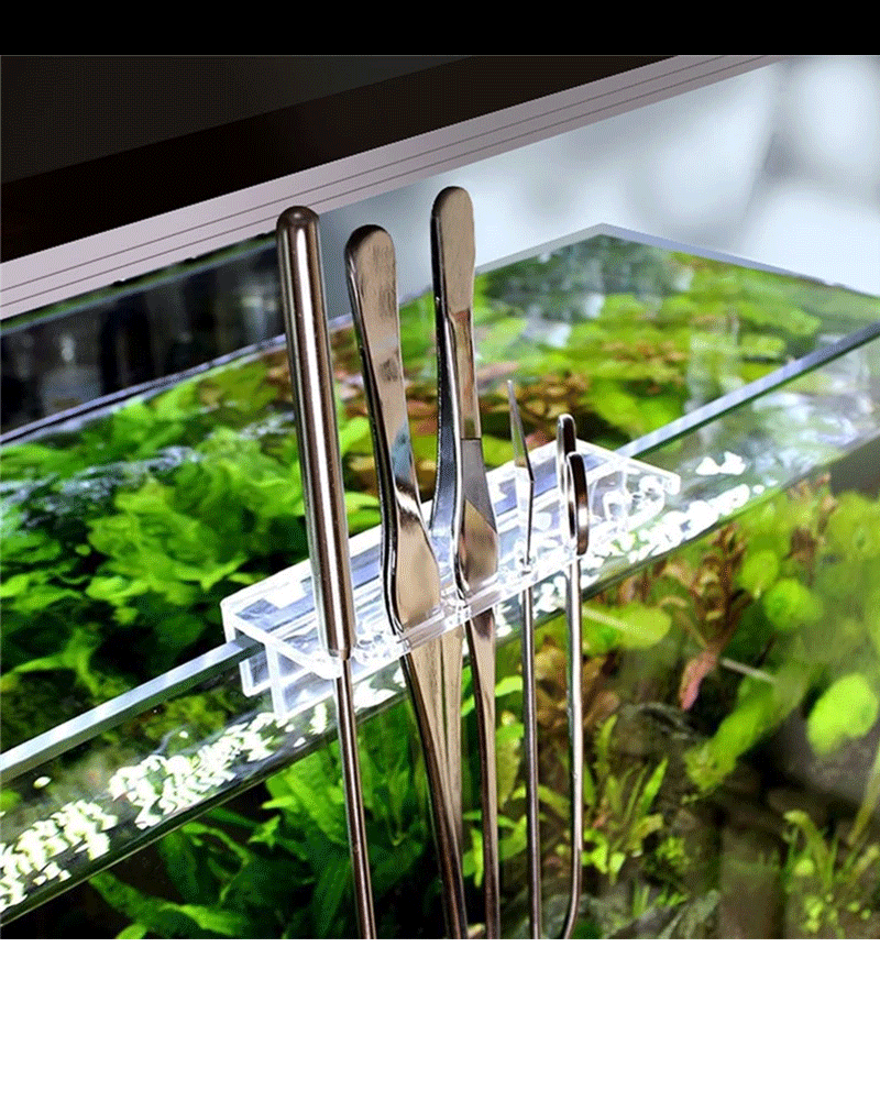 Fish Tank Stainless Cleaning Tools with Storage Holder