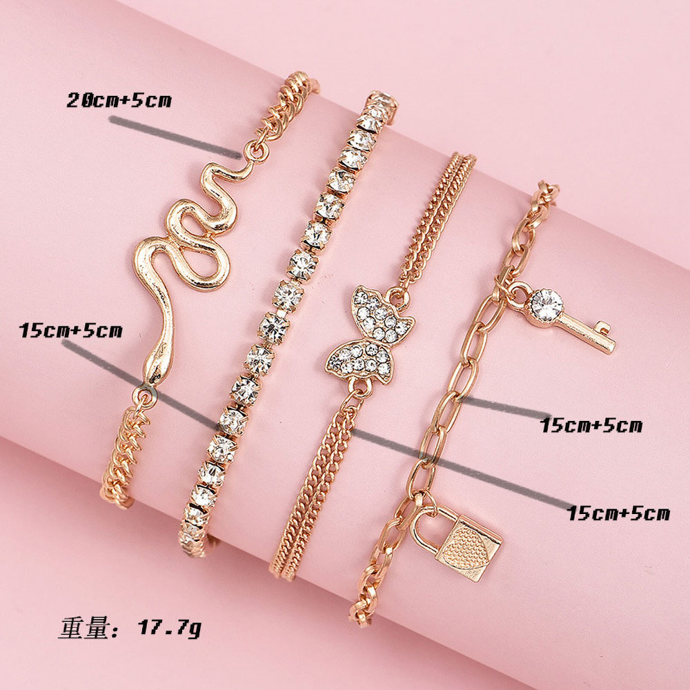 Fashion Gold Snake Bracelet 