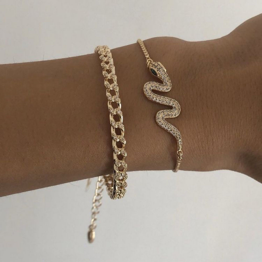 Fashion Gold Snake Bracelet