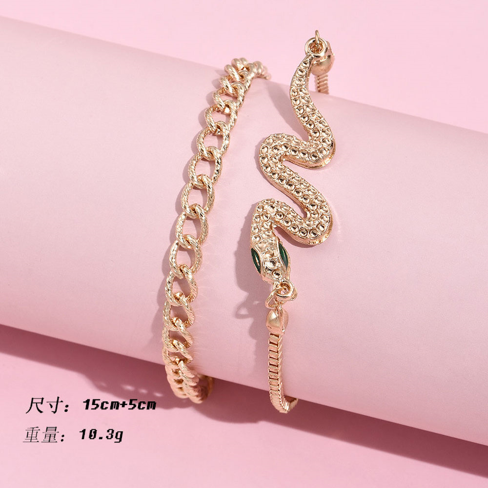 Fashion Gold Snake Bracelet 