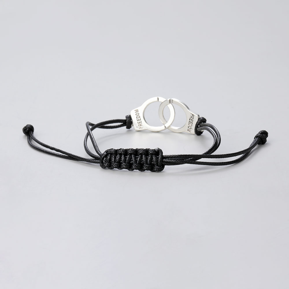 Adjustable Handmade Bracelets Handcuffs Charm