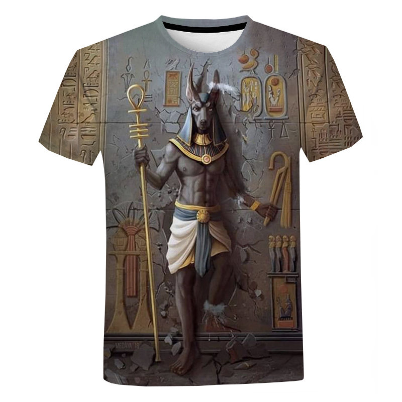 Ancient Egyptian 3D Printed T-shirt Color: VIP6 Size: 2XS|XS|S|M|L|XL|2XL|3XL|4XL|5XL 