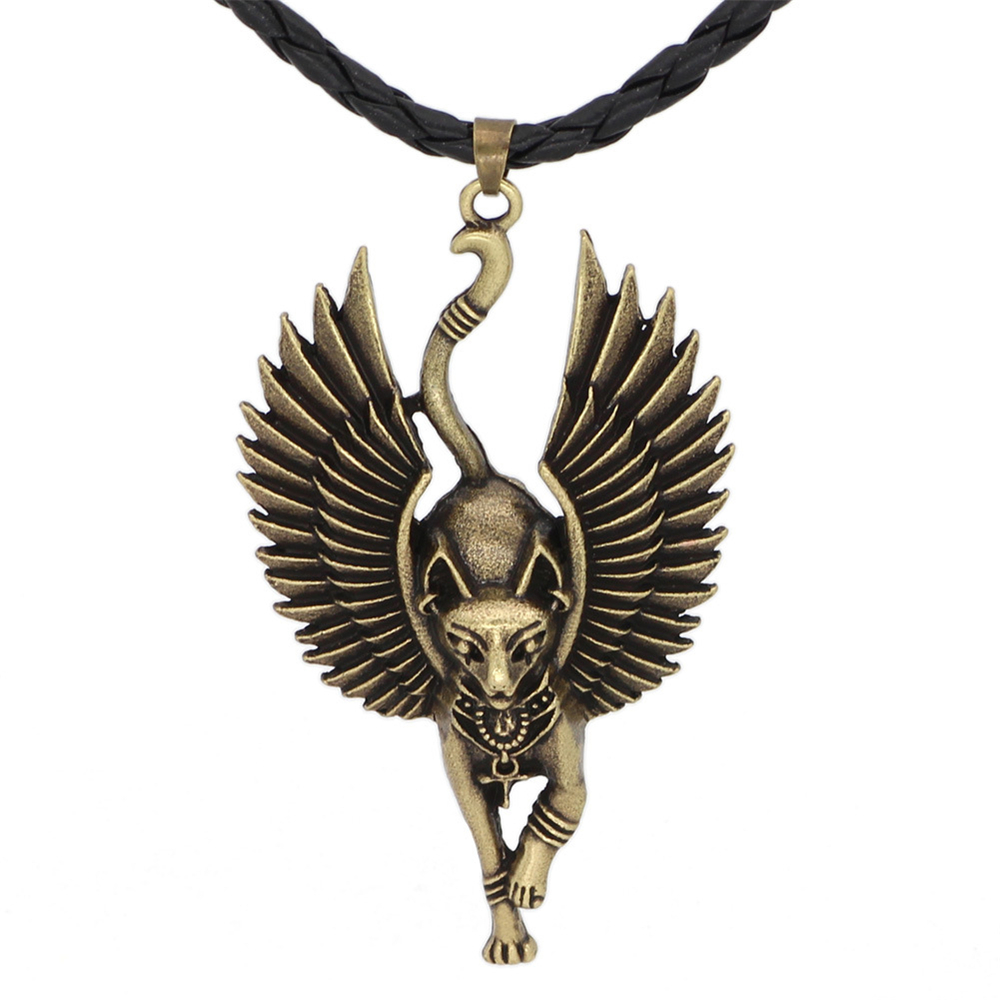 Ancient Egyptian winged Cat Amulet 