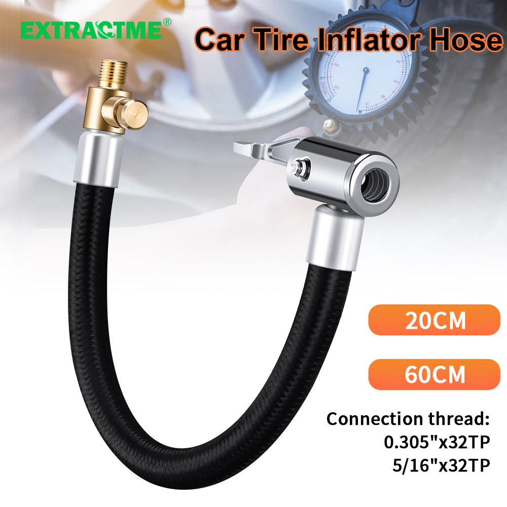 Car Tire Inflator Hose with Connector 