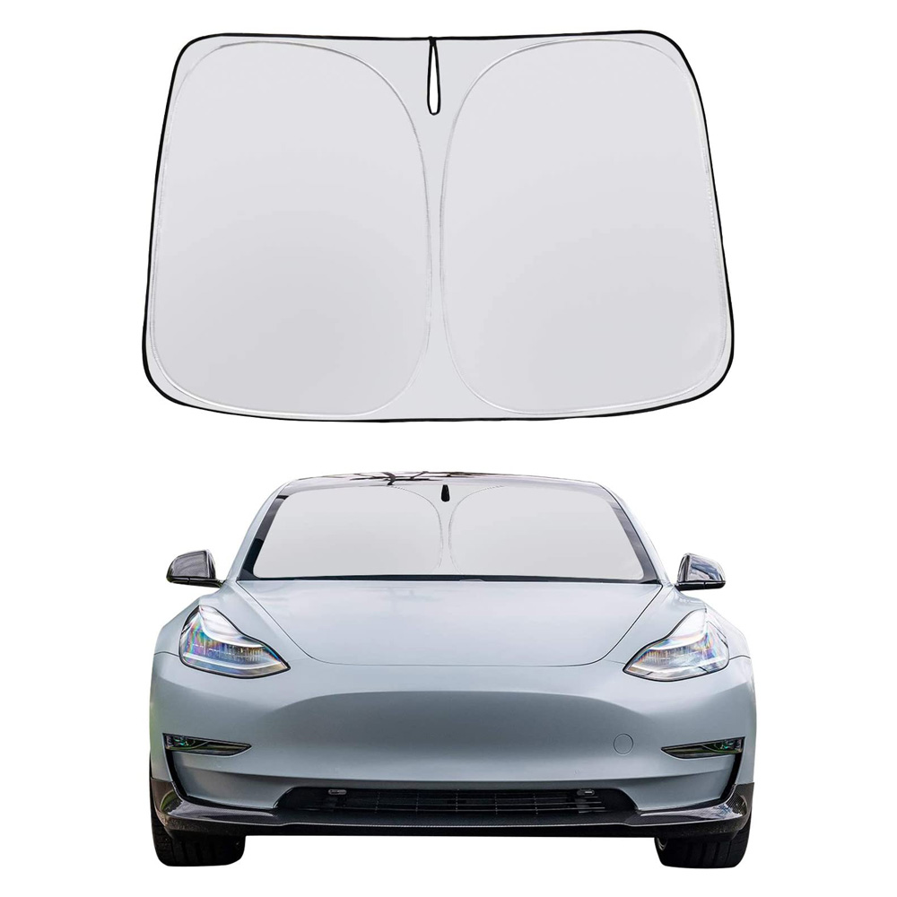 Car Windshield Sun Shade Cover Color: For Tesla Current Location: Outside US|US 