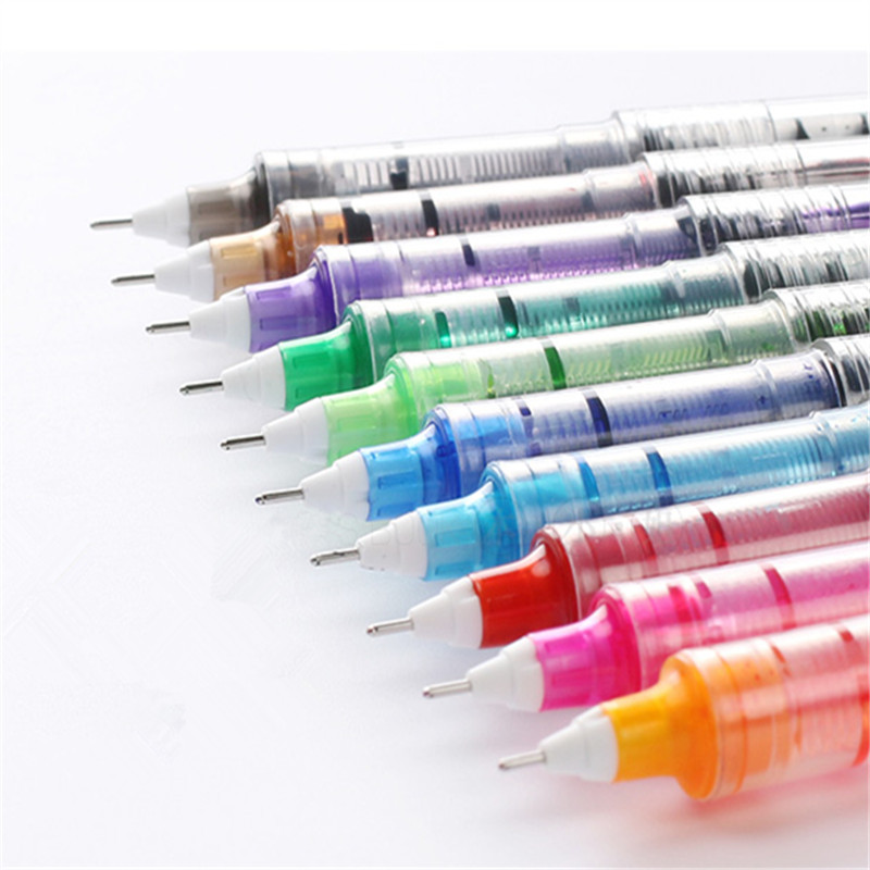 Colour Ink Fine Nib Gel Pen