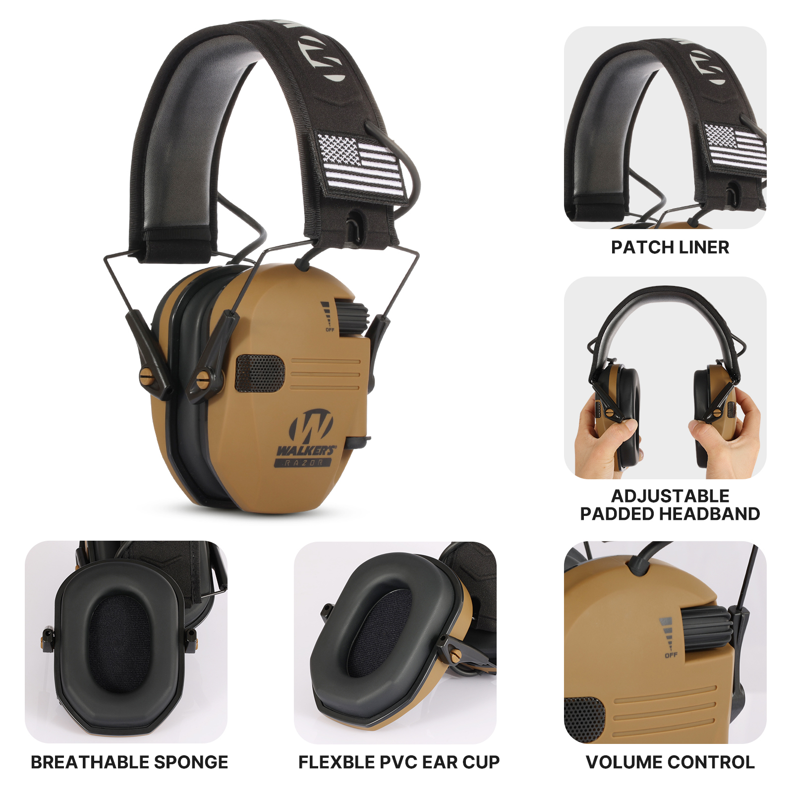 Electronic Hearing protection Noise Reduction for hunting