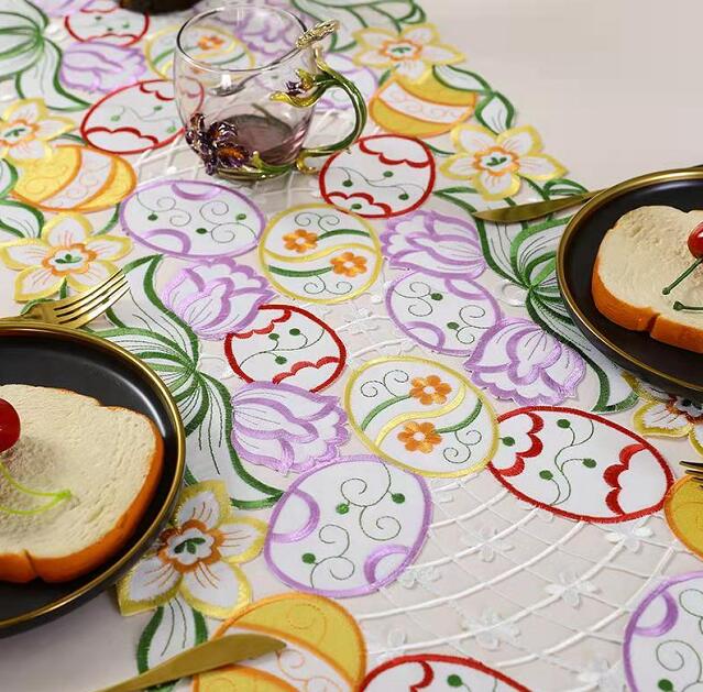 Elegant Embroidery tablecloth kitchen mat