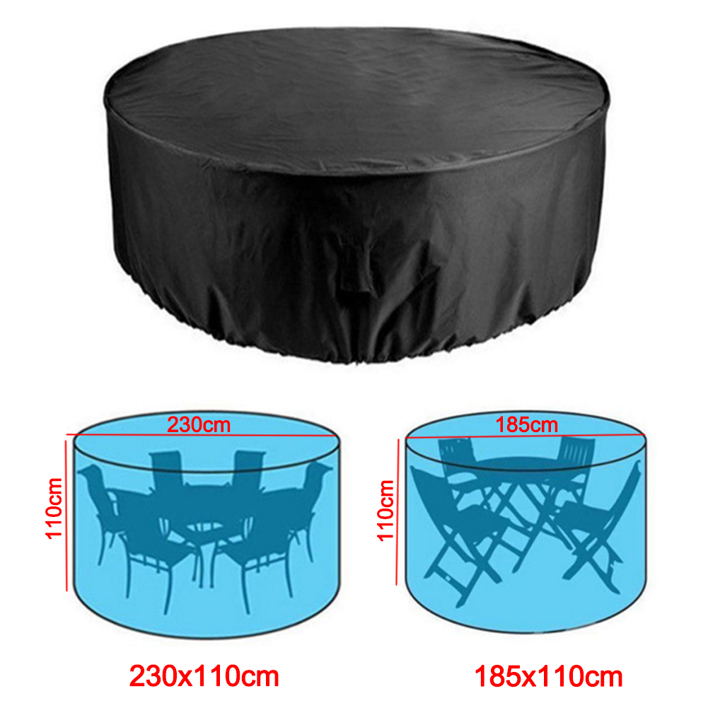 Furniture Cover Round Table Chair Set Water & dust proof