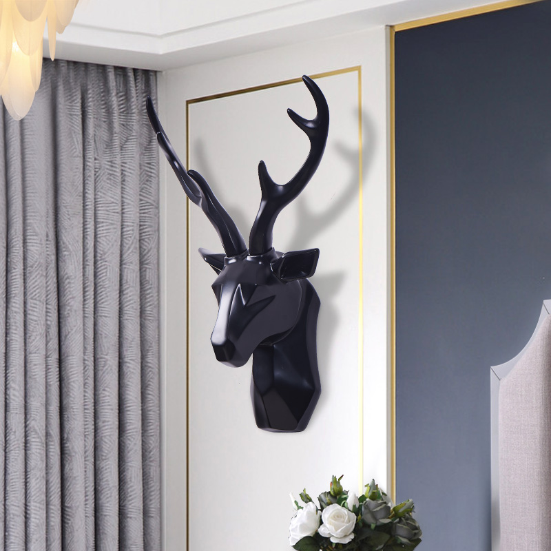 Large Size Deer Head Statue for Wall Decoration 
