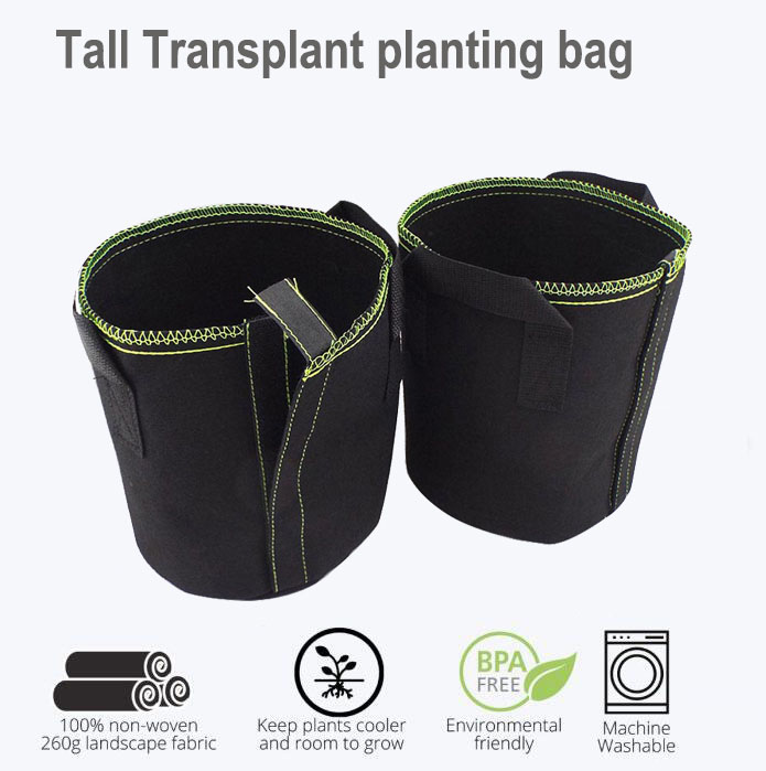 Tall Plant Bags Fabric for Nursery Supplies & Garden Tools