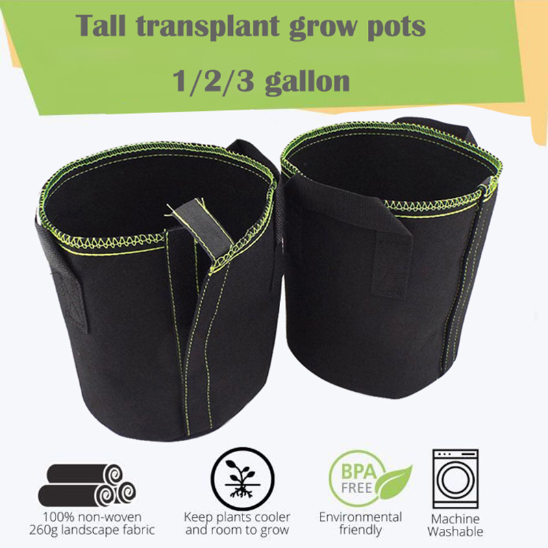 Tall Plant Bags Fabric for Nursery Supplies & Garden Tools 