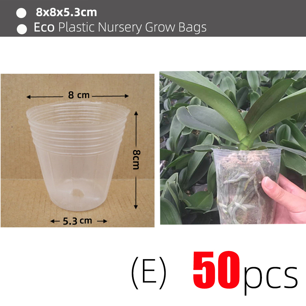 Transparent Plastic Pot for Growing Flowers Fruit And Vegetable