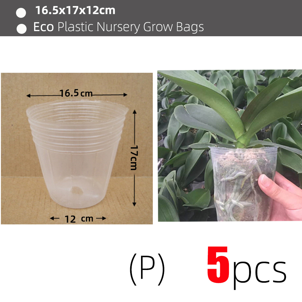Transparent Plastic Pot for Growing Flowers Fruit And Vegetable