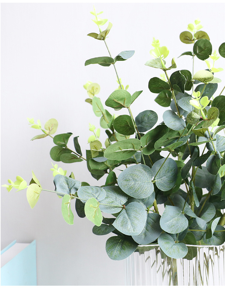 silk artificial eucalyptus branch leaves flowers artificial plants for home decor christmas wedding decoration home accessories