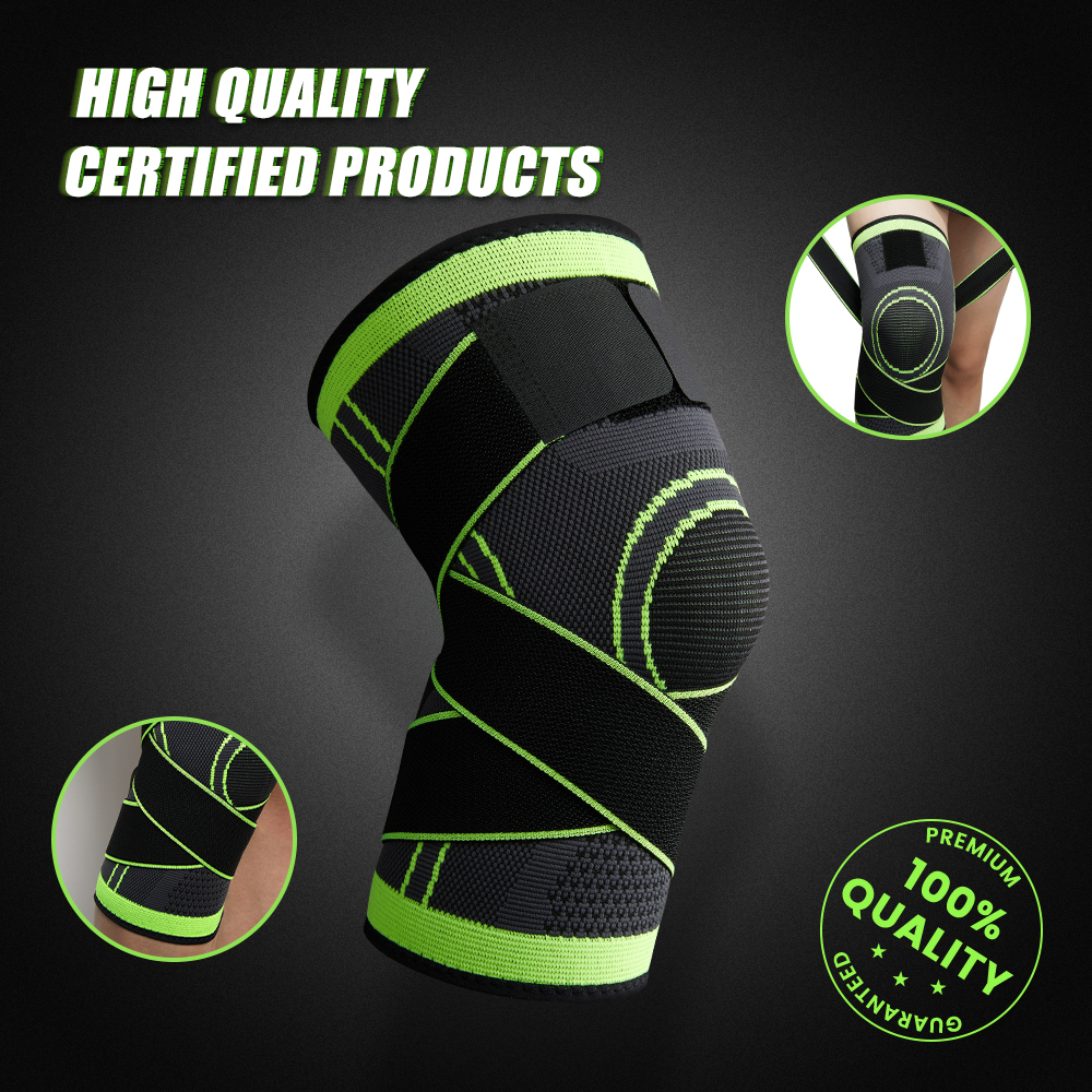 1 PCS Knee Pads Braces Sports Support Kneepad Men Women Knee Braces for Arthritis Joints Protector Fitness Compression Sleeve 