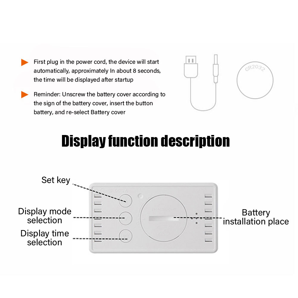 Desk Digital Bedroom Decoration Mirror Alarm Clock Home Furnishings Electronic Watch Table And Accessory Smart Hour Led 