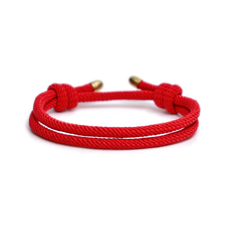 Meetvii 2021 Minimalist Milan Rope Bracelets Men Women Handmade Adjustable Red Thread Bracelet Couple Braclet Best Friend Gift