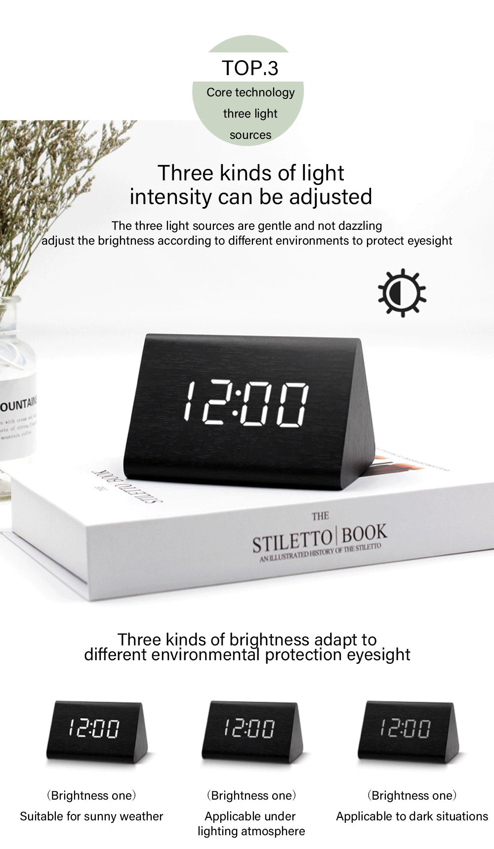 Mini Wooden Wall Clock Electronic Watch Desk Digital Despertador Alarm Moment Bedroom Decoration Table And Accessory Smart Hour