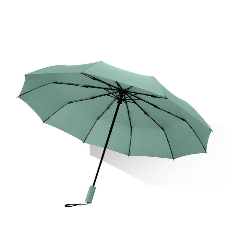 YADA Luxury 10K Solid Color Business Automatic Umbrella Clear Folding Umbrellas For Man Women Rain Umbrella Female Male YS200045 