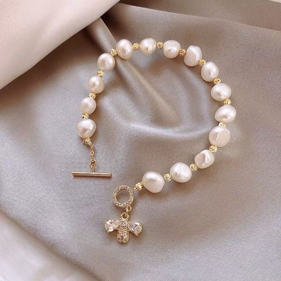 Pearl String Bracelet For Woman 