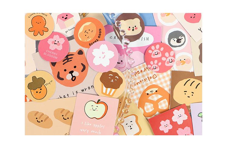 40 pcs/pack cute Expression story series Journal Decorative Stickers Scrapbooking Stick Label Diary Stationery Album Stickers