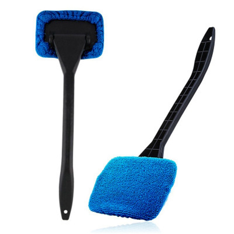 Auto Cleaning Wash Tool With Long Handle Car Window Cleaner Washing Kit Windshield Wiper Microfiber Wiper Cleaner Cleaning Brush 