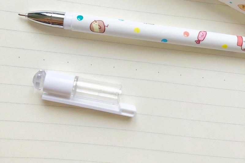 Romantic Sakura Gel Pen Rollerball Pen School Office Supply Student Stationery Signing Pen Black Ink 0.38mm
