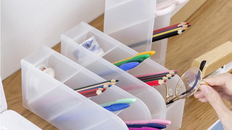 Plastic Pencil Organizer Storage 