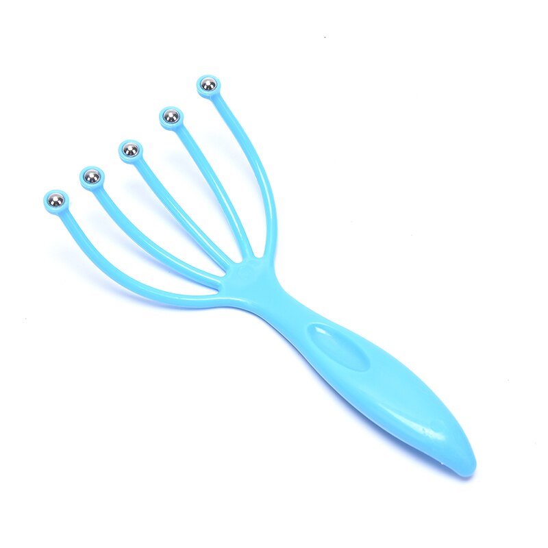 1pc Body Head Massage Device Relaxation Octopus Scalp Massager Instrument Scratcher Relieves Tension Relaxation Health Care Tool Color: 1pcs shown 