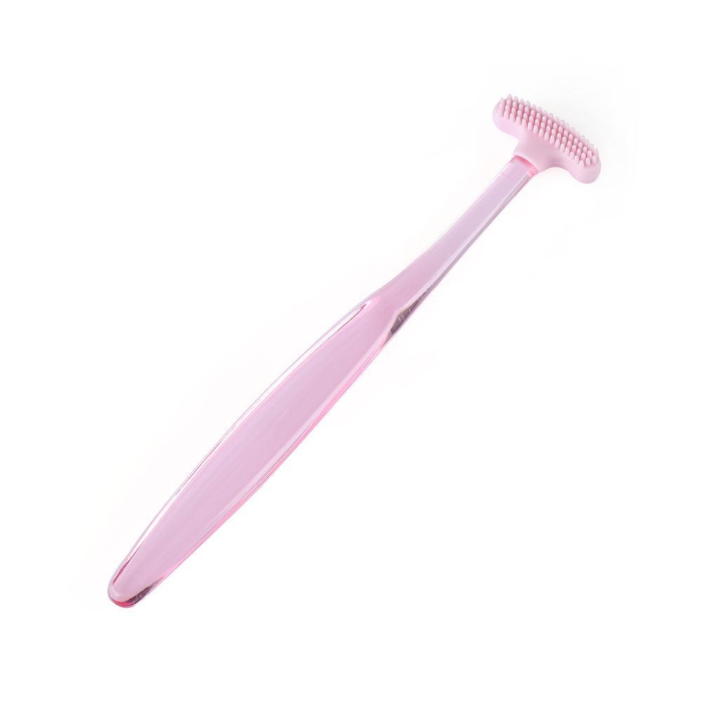 Soft Silicone Tongue Scraper Double sided Tongue Cleaner Brush Oral Clean Hygiene Cleaning Bad Breath Dental Health Care Tool