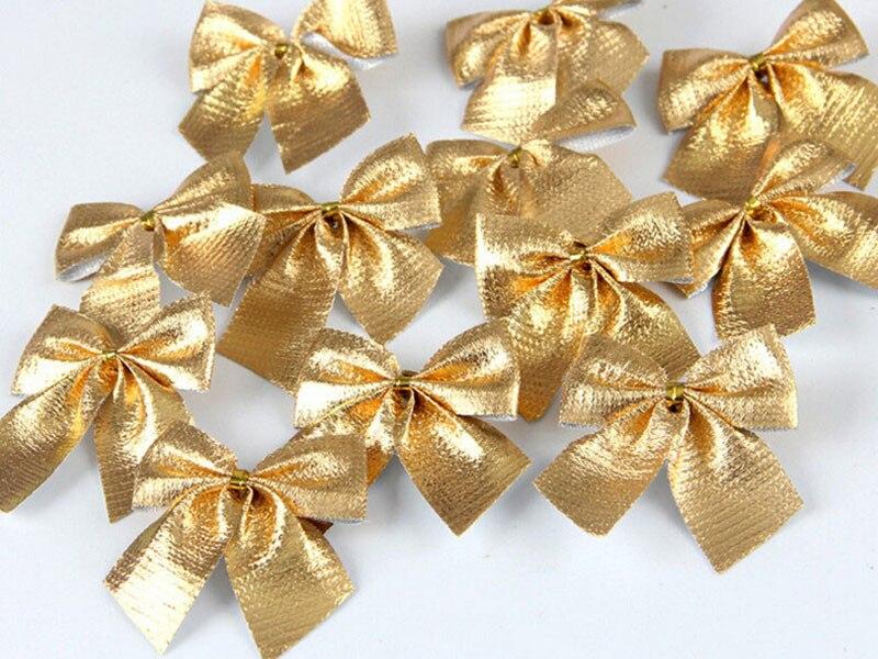 12pcs/lot Pretty Bow Tie Christmas Tree Ornaments Christmas Pendant Tree Decoration Baubles 2023 New Year Decorations Supplies