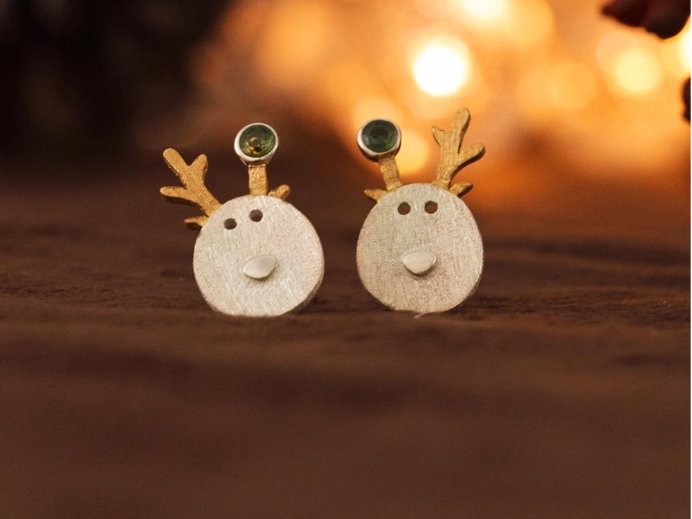 Handmade Christmas Earrings 