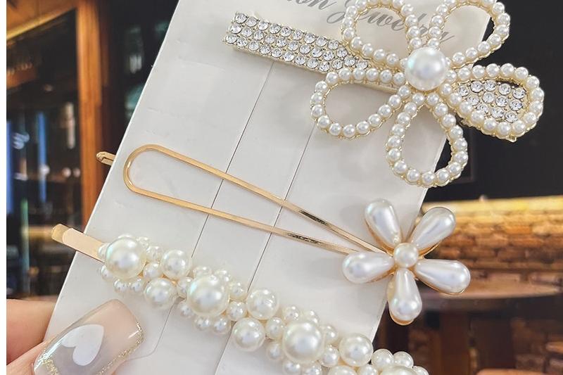 Pearl Hair Clips Set for Women 