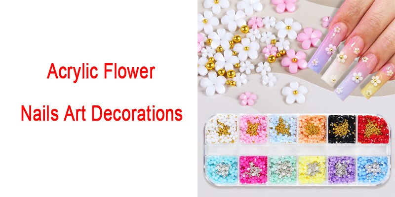 6 Grids Mixed Valentine's Day Nail Art Sequins Shiny Red Love Heart Glitter Flakes Nail Supplies For Professionals Accessories