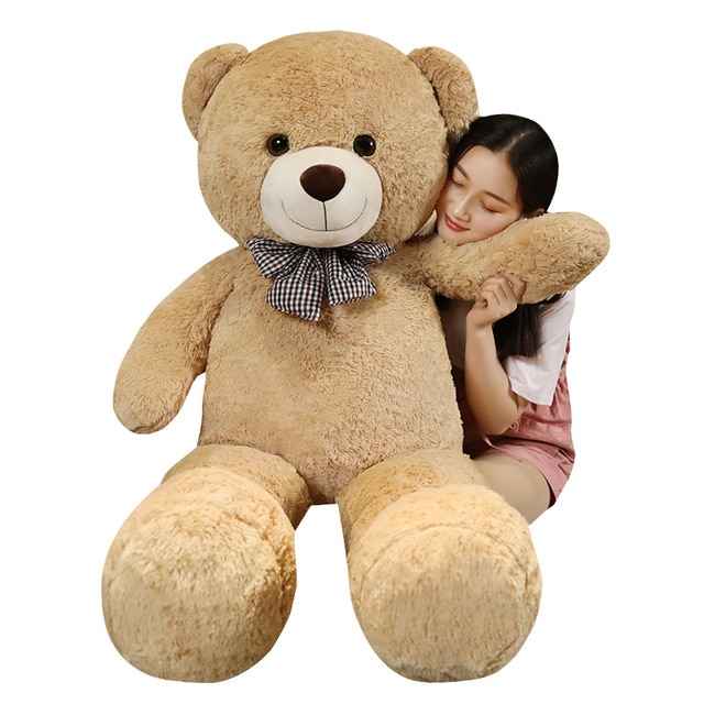 High Quality Giant American Bear Plush Doll Soft Stuffed Animal Teddy Bear Plush Toys Kids Girls Valentine Lover Birthday Gift 