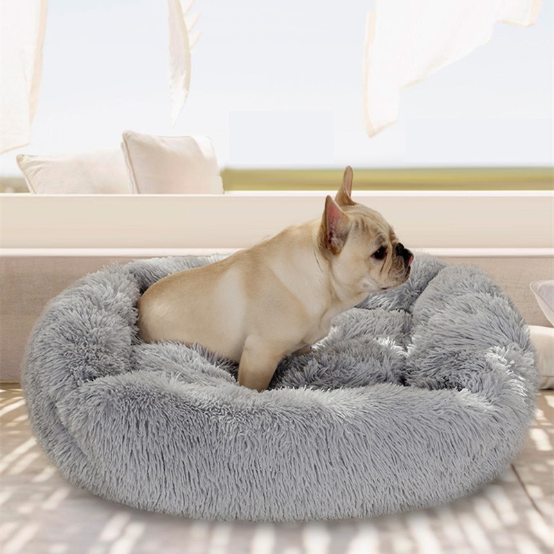 Pet Dog Bed Sleeping Mat Winter Cat Bed Square Dog Beds Soft Fluffy Plush Puppy Cushion for Small Medium Large Dog Accessories 