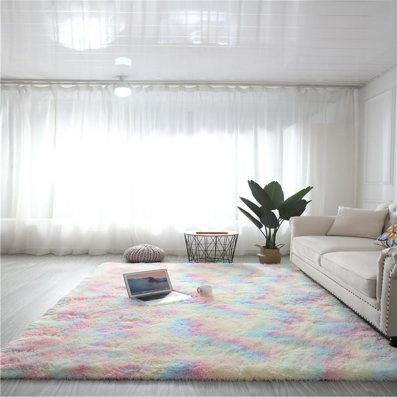 Thick Carpet for Living Room Plush Rug Children Bed Room Fluffy Floor Carpets Window Bedside Home Decor Rugs Soft Velvet Mat 