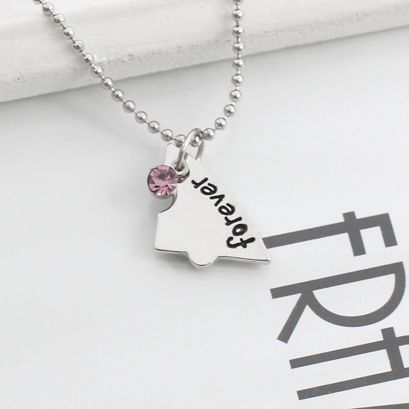 Best Friend 4 Piece Set Necklace BFF Necklace Female Love Friendship Pendant Choker Fashion Men And Women Jewelry Gift 2021 