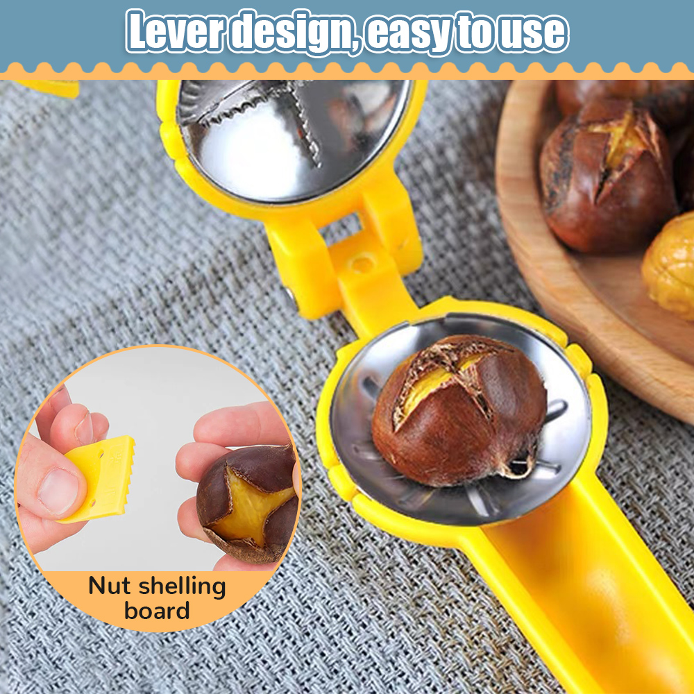 Stainless Steel 2 in1 Chestnut Machine Kitchen Accessories Chestnut Sheath Chestnut Cutter Chestnut Opener Chestnut Nut for Nuts