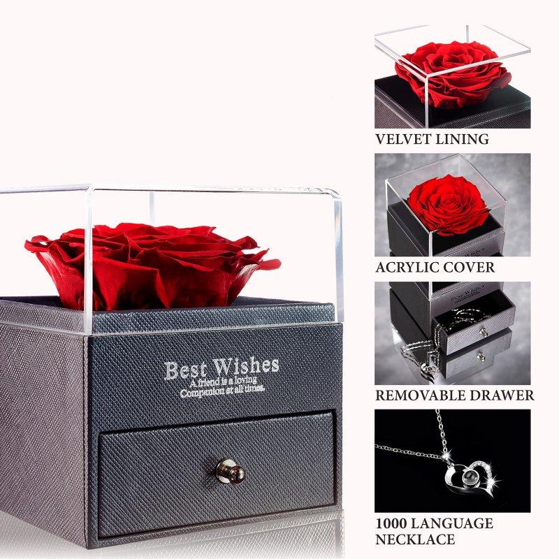 Valentine Eternal Rose Jewelry Box 