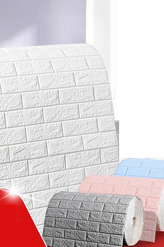 3D Wallpaper Sticker Waterproof For Living Room 