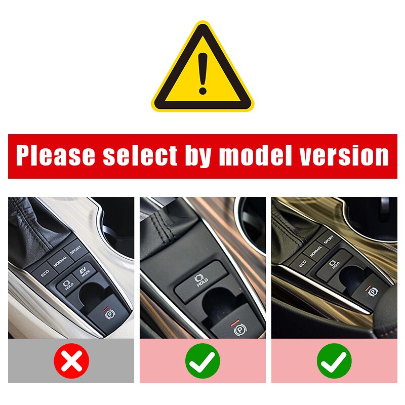 Car Steel Electronic Hand Brake Button Panel Trim Cover Sticker For Toyota Camry 70 XV70 2018-2020 2021 2022 2023 Accessories 