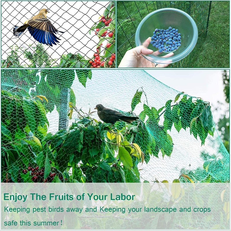 Garden Plant Fence Net Used For Greenhouse Planting Vegetables Grape Cherry Tree Fruit Tree Vegetable Field Protective Screen