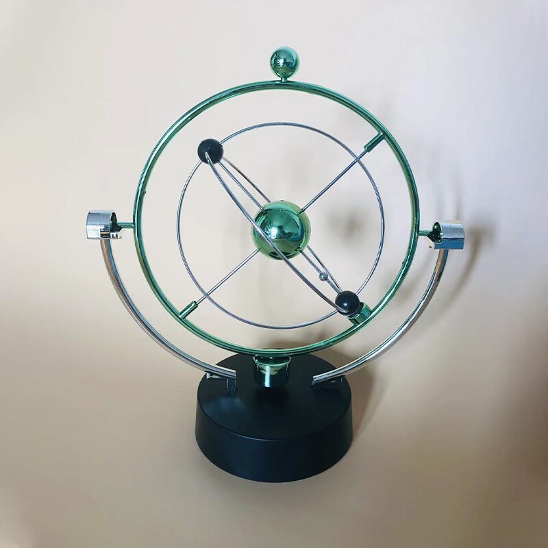Newton Pendulum Ball Balance Ball Rotating Perpetual Motion Physical Science Pendulum Toy Physics Tumbler Craft Home Decortion