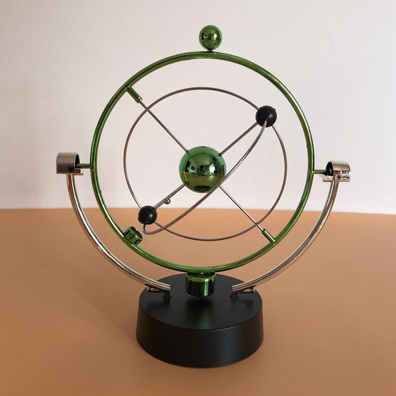 Newton Pendulum Ball Balance Ball Rotating Perpetual Motion Physical Science Pendulum Toy Physics Tumbler Craft Home Decortion 