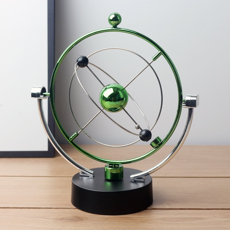 Newton Pendulum Ball Balance Ball Rotating Perpetual Motion Physical Science Pendulum Toy Physics Tumbler Craft Home Decortion Color: A4 Ships From: China 