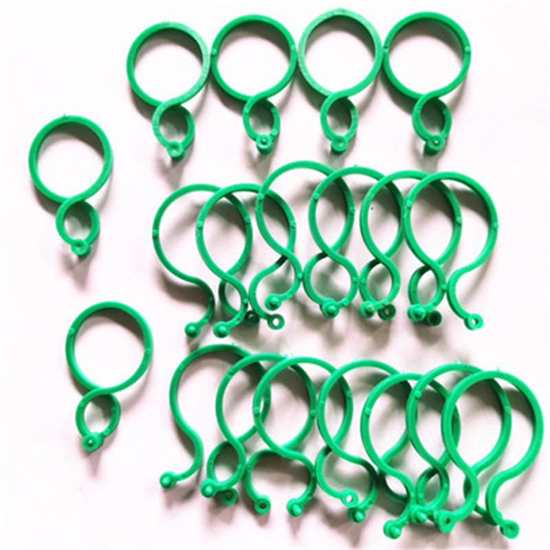 S/L 2 Size Garden Vine Strapping Clips Plant Bundled Buckle Ring Holder Tomato Garden Plant Stand Tool Garden Decor Accessories